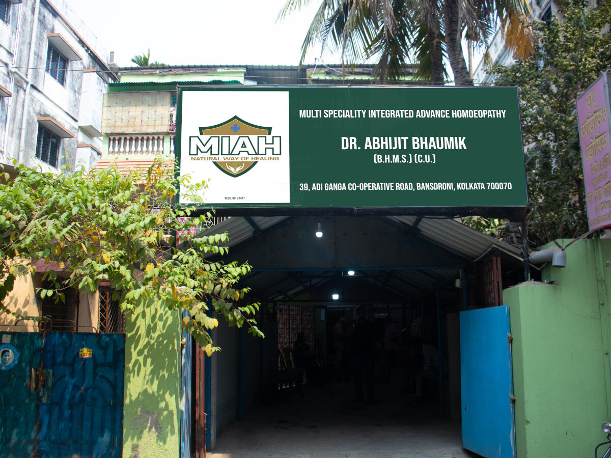 MIAH Clinic, Bansdroni ; Dr Abhijit Bhaumik, Homeopath